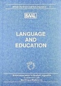 Cover: Language and Education (BAAL 11) - Multilingual Matters