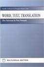 Cover: Word, Text, Translation - Multilingual Matters