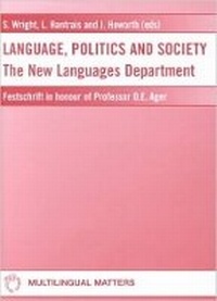 Abbildung von: Language Politics and Society - Multilingual Matters