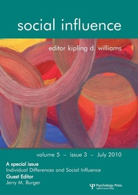 Enlarge image Cover: Individual Differences and Social Influence - Psychology Press Ltd