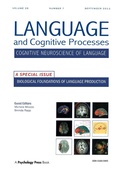 Cover: Biological Foundations of Language Production - Psychology Press Ltd