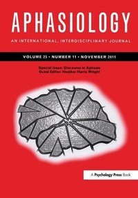 Enlarge image Cover: Discourse in Aphasia - Psychology Press Ltd