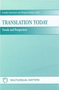 Cover: Translation Today - Multilingual Matters