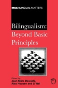Cover: Bilingualism - Multilingual Matters