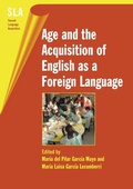 Cover: Age and the Acquisition of English as a Foreign Language - Multilingual Matters