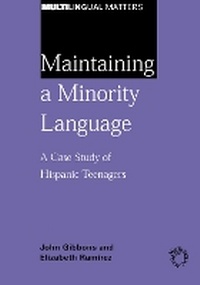 Enlarge image Cover: Maintaining a Minority Language - Multilingual Matters