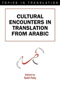 Cover: Cultural Encounters in Translation from Arabic - Multilingual Matters