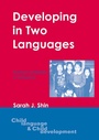 Cover: Developing in Two Languages - Multilingual Matters