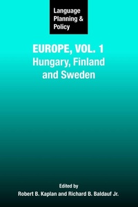 Enlarge image Cover: Language Planning and Policy in Europe, Vol. 1 - Multilingual Matters