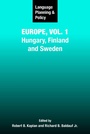 Cover: Language Planning and Policy in Europe, Vol. 1 - Multilingual Matters