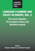 Cover: Language Planning and Policy in Europe Vol. 2 - Multilingual Matters