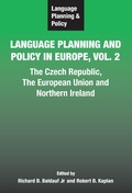 Cover: Language Planning and Policy in Europe Vol. 2 - Multilingual Matters