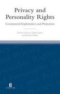Enlarge image Cover: Privacy and Personality Rights - Jordan Publishing