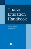 Cover: Trusts Litigation Handbook - Jordan Publishing
