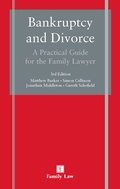 Cover: Bankruptcy and Divorce - Jordan Publishing
