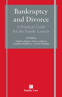 Abbildung von: Bankruptcy and Divorce - Jordan Publishing