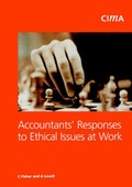 Cover: Accountants' Response to Ethical Issues as Work - Chartered Institute of Management Accountants