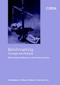 Enlarge image Cover: Benchmarking- Concept and Practice with Particular Reference to the Finance Function - Chartered Institute of Management Accountants