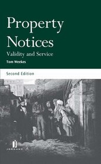 Enlarge image Cover: Property Notices - Jordan Publishing