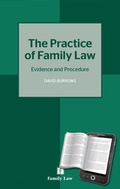 Cover: Practice of Family Law - Jordan Publishing