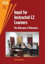 Cover: Input for Instructed L2 Learners - Multilingual Matters