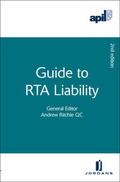 Cover: APIL Guide to RTA Liability - Jordan Publishing