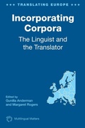 Cover: Incorporating Corpora - Multilingual Matters