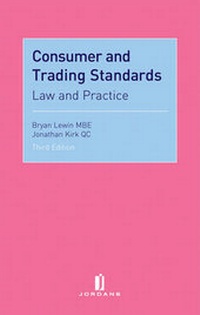 Abbildung von: Consumer and Trading Standards 2013 - Jordan Publishing