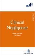Cover: APIL Clinical Negligence - Jordan Publishing