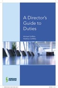 Cover: A Director's Guide to Duties, Decisions and Articles of Association - Jordan Publishing