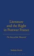 Cover: Literature and the Right in Postwar France - Berg Publishers