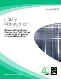 Abbildung von: Management innovation and library services, part 2 - Emerald Group Publishing Limited