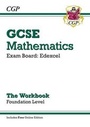 Cover: GCSE Maths Edexcel Workbook (with online edition) - Foundation - Coordination Group Publications Ltd (CGP)