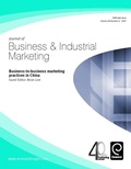 Cover: Business-to-business marketing practices in China - Emerald Group Publishing Limited