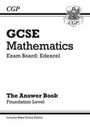 Cover: GCSE Maths Edexcel Answers for Workbook with online edition - Foundation (A*-G Resits) - Coordination Group Publications Ltd (CGP)