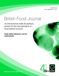 Cover: Food safety behaviour and its implications - Emerald Group Publishing Limited
