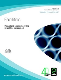 Enlarge image Cover: Product and Process Modelling in Facilities Management - Emerald Group Publishing Limited