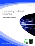 Cover: Introducing Lean in Healthcare - Emerald Group Publishing Limited