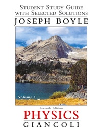Enlarge image Cover: Student Study Guide and Selected Solutions Manual for Physics: Principles with Applications, Volume 1 - Pearson