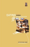 Cover: Eating Out in Europe - Berg Publishers
