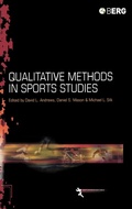 Cover: Qualitative Methods in Sports Studies - Berg Publishers