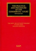 Cover: Practice and Procedure of the Commercial Court - LLP Professional Publishing