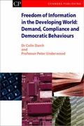 Cover: Freedom of Information in the Developing World - Chandos Publishing (Oxford) Ltd