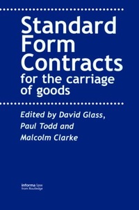 Abbildung von: Contracts for the Carriage of Goods - Informa Law