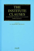 Cover: The Institute Clauses - LLP Professional Publishing