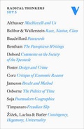 Cover: Radical Thinkers Set 5 - Verso Books