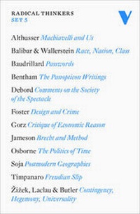 Enlarge image Cover: Radical Thinkers Set 5 - Verso Books