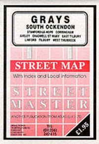 Abbildung von: Grays, Tilbury, Aveley, Thurrock, Stanford-le-Hope, Corringham, South Ockendon, Chadwell St.Mary, East Tilbury - Streetmaster