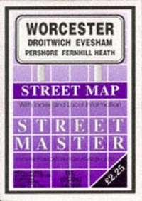 Abbildung von: Worcester, Drotwich, Evesham, Pershore, Fernhill Heath - Streetmaster