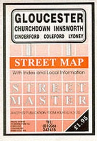 Abbildung von: Gloucester, Cinderford, Coleford, Lydney, Churchdown, Innsworth - Streetmaster